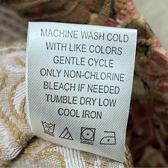 Appleseeds Jacket Floral Paisley Size 12P Button Front Fall Autumn - Picture 9 of 9